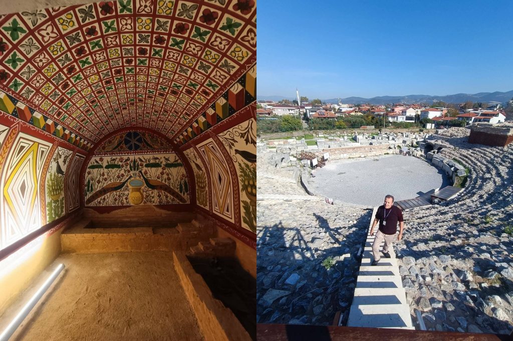 Birinci Ekümenik İznik Konsili'nin 1700. Yıldönümünde İznik ve Bursa! 4 Hypogeum, Hristiyanlık dönemi 4. veya 5. yüzyıla ait bir mezar odası, Iznik Elbeyli ve MS. 2. Yüzyılda insaa edilen İznik Roma Tiyatrosu.