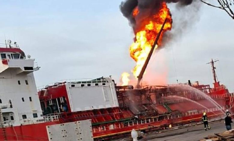 Ukrayna’nın Odessa bölgesinde sıvı gaz yüklü Türk gemisi Orinda, Rusya’nın droneları tarafından hedef alındı