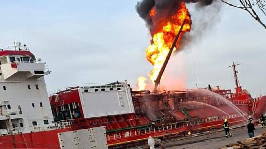 Rusya, Türk gemisini vurdu