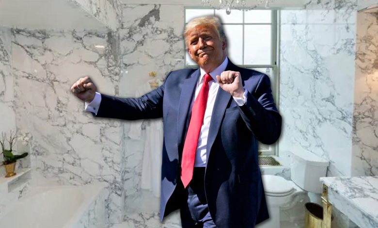 ABD Başkanı Donald Trump, Beyaz Saray’daki tarihi Lincoln Banyosu’nun yenilendiğini duyurdu