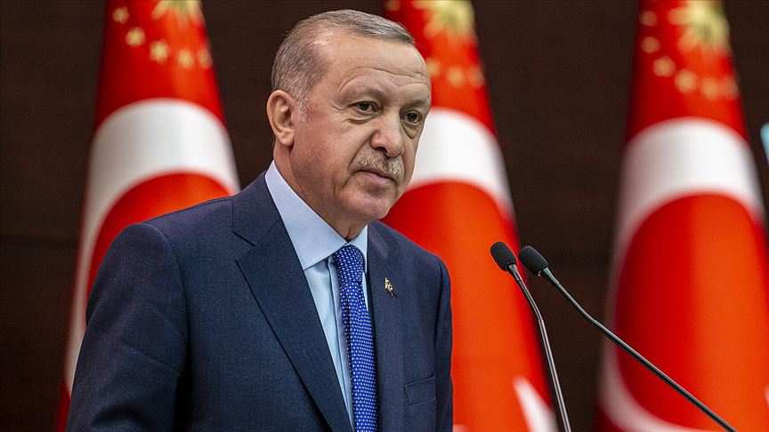 Cumhurbaşkanı Recep Tayyip Erdoğan, Yalova’da DEAŞ’a yönelik operasyonda şehit olan 3 polis memuru için başsağlığı mesajı yayımladı