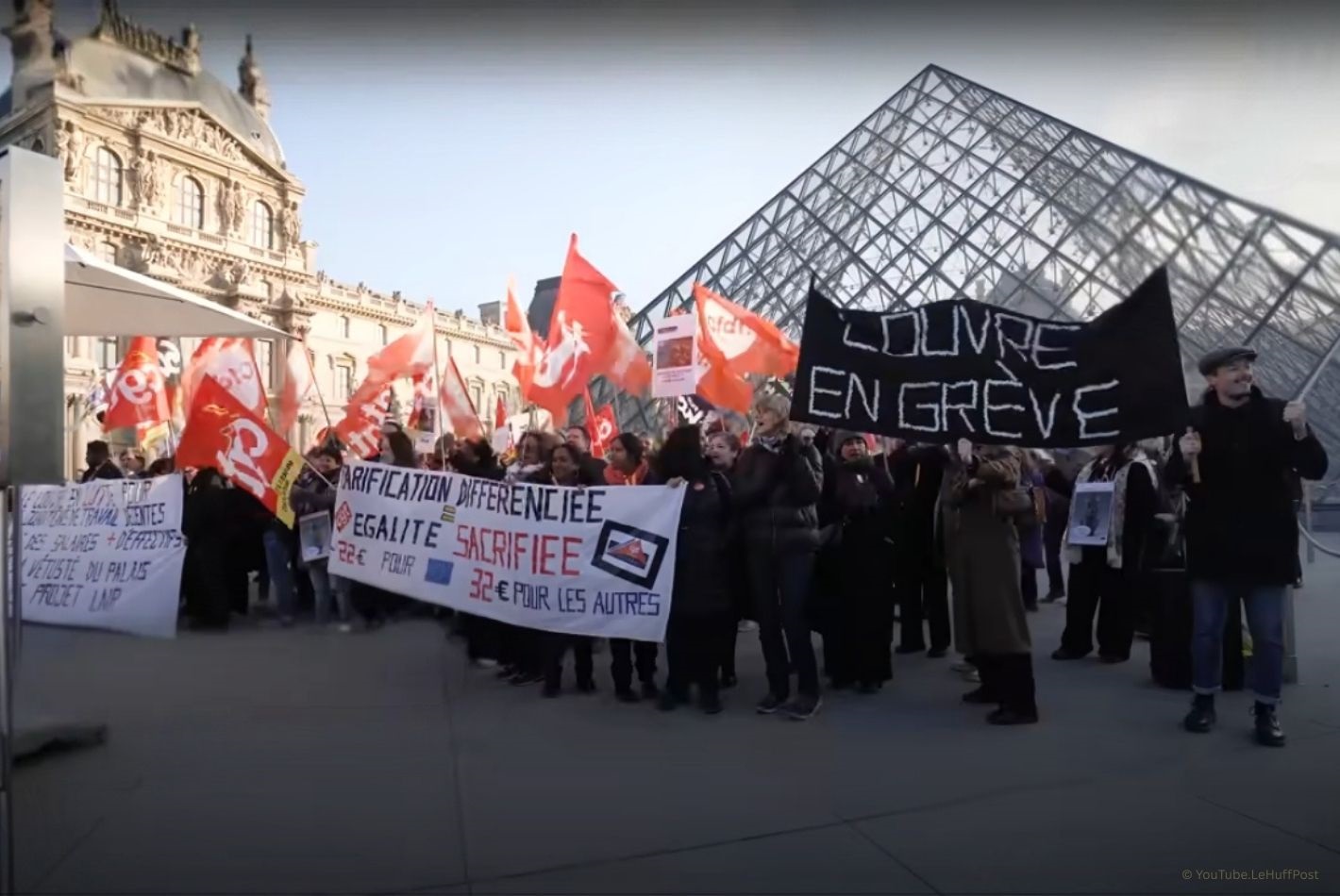 Louvre’da çalışanlar greve gitti, müze kapalı kaldı 1 Louvre Müzesi, bu kez bir restorasyon ya da güvenlik gerekçesiyle değil, personelin aldığı grev kararı nedeniyle ziyaretçilere kapılarını açmadı.