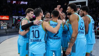 Fenerbahçe Beko ezip geçti 9 Türkiye Sigorta Basketbol Süper Ligi’nde Fenerbahçe Beko, Bahçeşehir Koleji’ni farklı yenip zirvede Beşiktaş Gain’i yakaladı