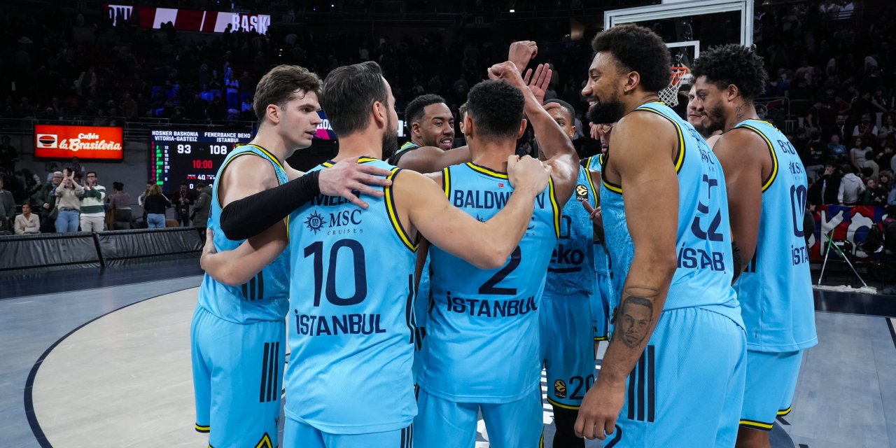 Türkiye Sigorta Basketbol Süper Ligi’nde Fenerbahçe Beko, Bahçeşehir Koleji’ni farklı yenip zirvede Beşiktaş Gain’i yakaladı