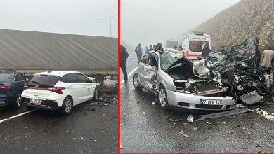 Gaziantep Valiliği, Tarsus-Adana-Gaziantep (TAG) Otoyolu'nda 10 aracın karıştığı zincirleme trafik kazasında 2 kişinin öldüğünü, 11 kişinin de yaralandığını bildirdi