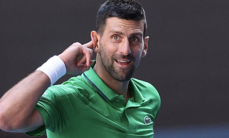 Novak Djokovic, Pedro Martinez'i 3-0 yenerek Avustralya Açık Tenis Turnuvası'nda 100. galibiyetini aldı