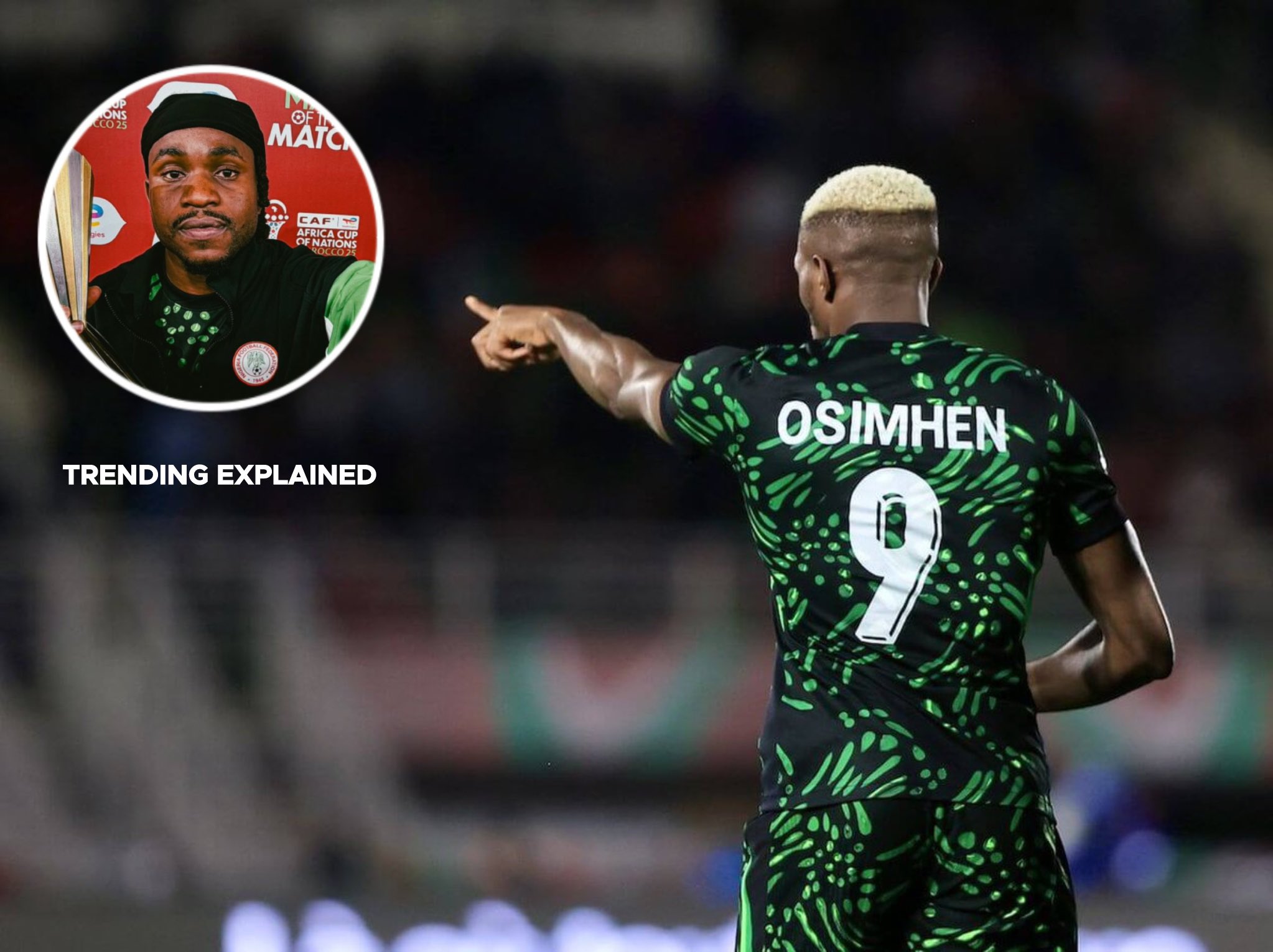 Afrika Uluslar Kupası’nda Nijerya’nın Tanzanya’yı 4-0 yendiği maçta adeta çıldıran Victor Osimhen milli takım kariyerine kapatma kararı aldı
