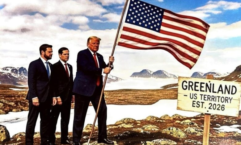 Donald Trump’ın Truth Social’da paylaştığı görsel, Grönland geriliminde tansiyonu yeniden yükseltti.