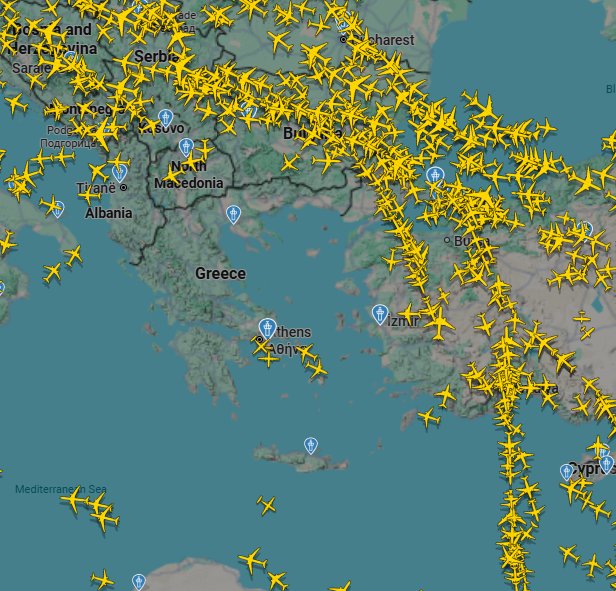 Yunanistan hava sahasını kapattı 2 yunanistan2