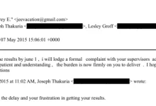 Epstein genetik testler için Joseph Thakuria'ya başvurmuş