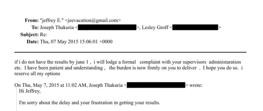 Epstein genetik testler için Joseph Thakuria'ya başvurmuş 1 Epstein genetik testler için Joseph Thakuria'ya başvurmuş