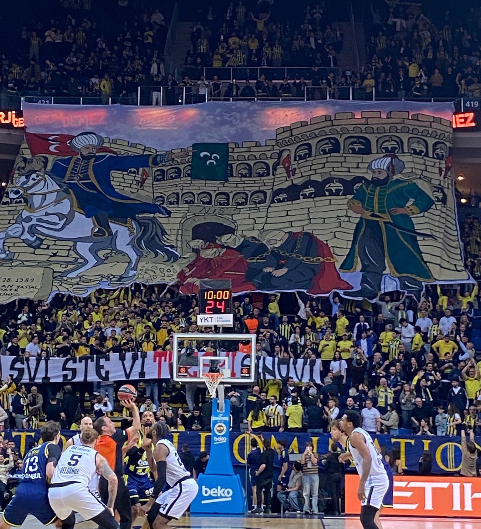 Fenerbahçe Beko Erkek Basketbol Takımı, EuroLeague 29. hafta maçında Partizan’ı yenerek 21. galibiyetini aldı