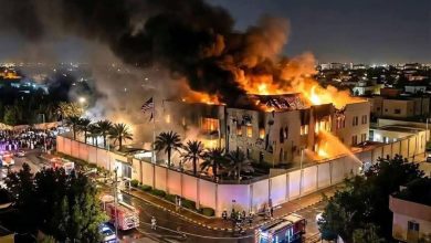 ABD İran Savaşı! ABD Büyükelçiliği adeta kül oldu 1 ABD İran Savaşı'nda İran Suudi Arabistan'daki ABD Büyükelçiliği'ni insansız hava araçlarıyla vurdu