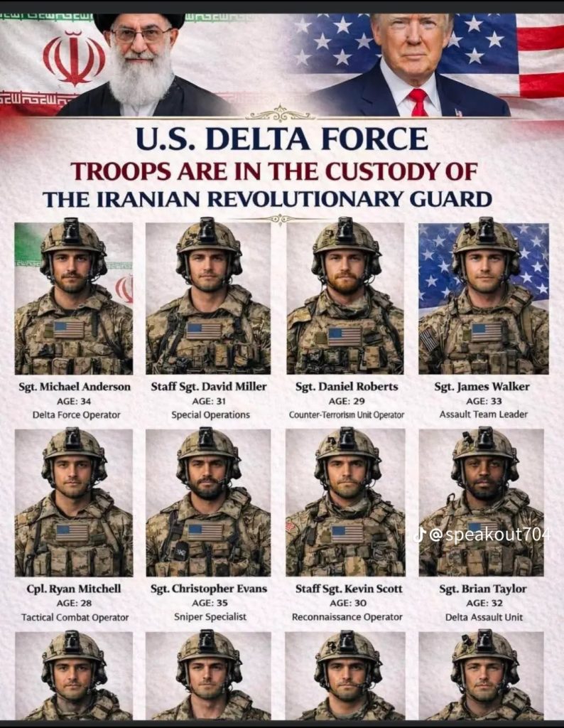 ABD İran Savaşı! İran askerleri rehin aldı! 1 deltaforce1