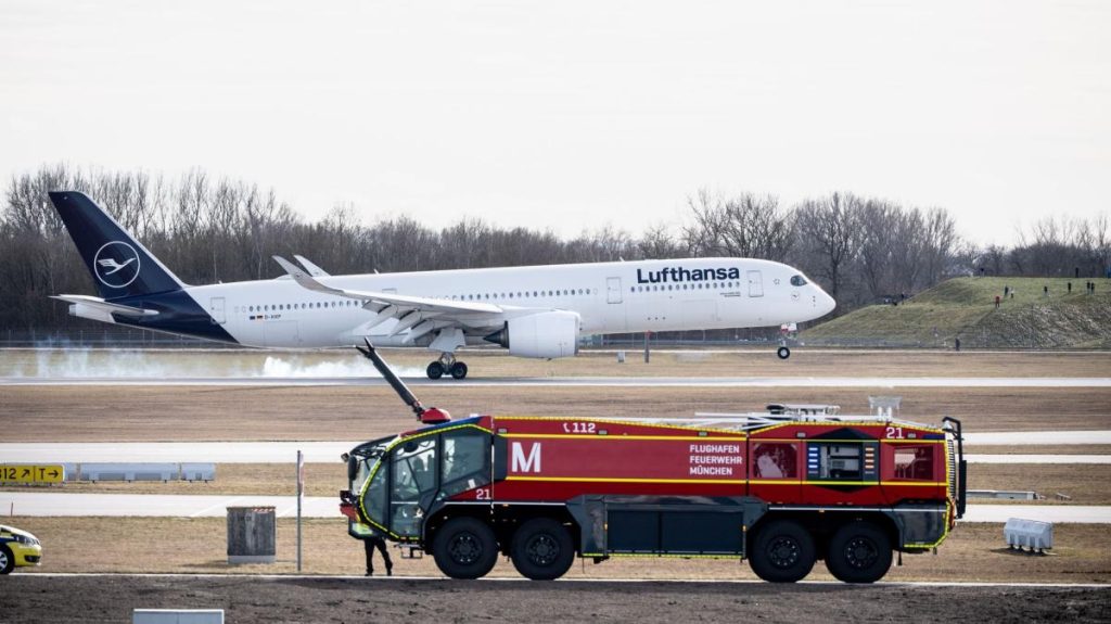 Lufthansa uçağı 320 kilometre hızda durdu! 1 lufthansa2