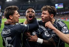 UEFA Şampiyonlar Ligi Son 16 Turu’nda Real Madrid, ilk maçta 3-0 yendiği Manchester City’yi deplasmanda da 2-1 mağlup etti