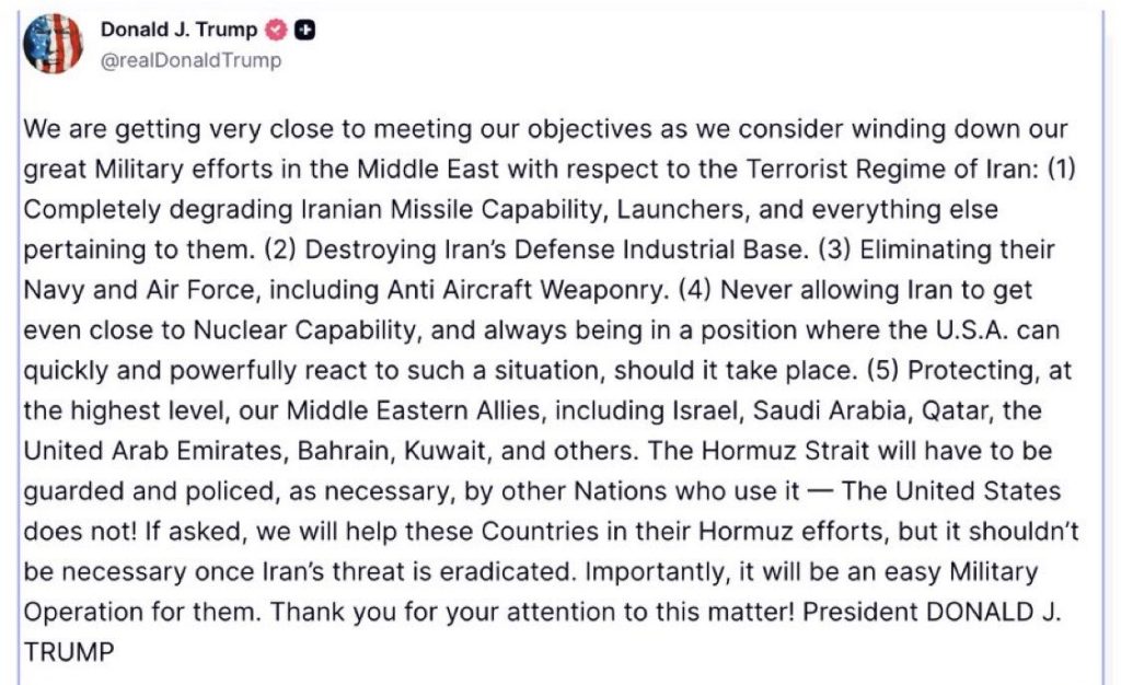 ABD İran Savaşı! Trump: Hedefe çok yaklaştık! 1 trump 12