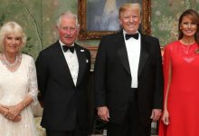 trump kral charles gorusme