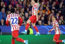 UEFA Şampiyonlar Ligi çeyrek finalinde Atletico Madrid, hafta sonunda evinde yenildiği Barcelona'yı deplasmanda yendi
