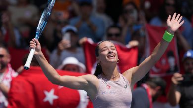 Tenisteki gururumuz Zeynep Sönmez, WTA Madrid 3. turunda Arjantinli Solana Sierra'ya 2-1 yenilerek elendi