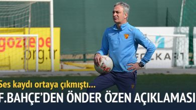 Fenerbahçe Kulübü, PTT 1. Lig ekiplerinden Göztepe'nin teknik direktörü Önder Özen'in Sarı-Lacivertli kulübün başkanı Aziz Yıldırım ile ilgili sözleri üzerine bir açıklama yaptı.
