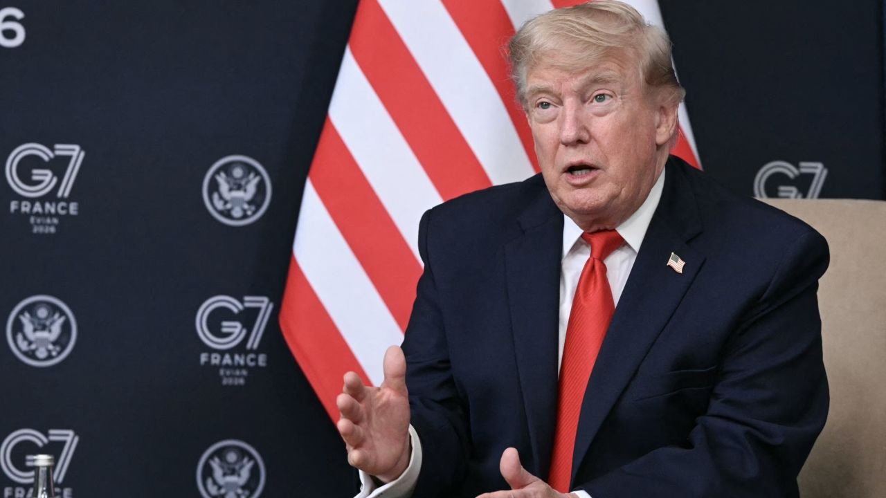 ABD Başkanı Donald Trump, Fransa’daki G7 Zirvesi kapsamında Hindistan Başbakanı Narendra Modi ile ortak basın toplantısı düzenledi.