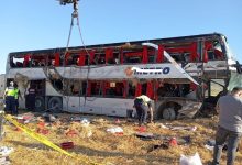 İstanbul'dan Ordu istikametine giden çift katlı otobüsün Amasya'da devrilmesi sonucu 46 kişi yaralandı