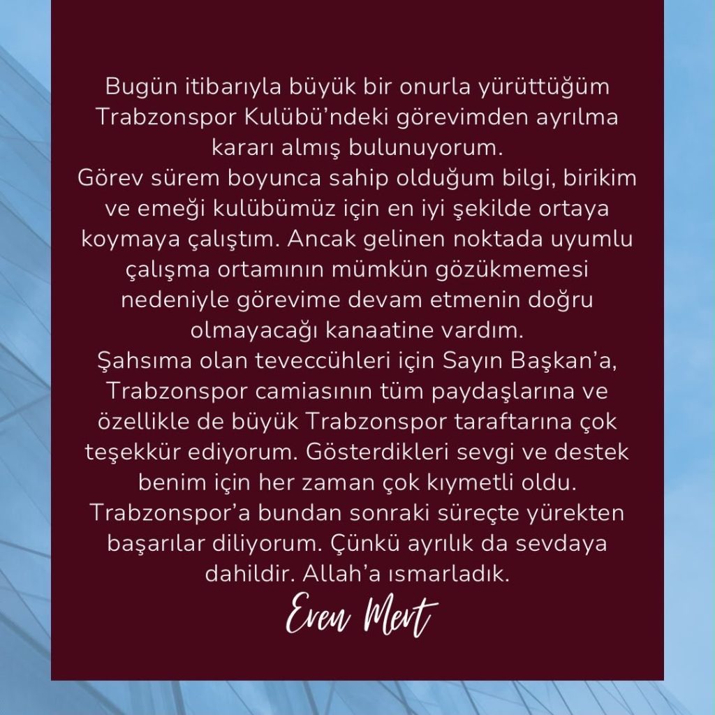 Trabzonspor'da şok istifa 3 eren2