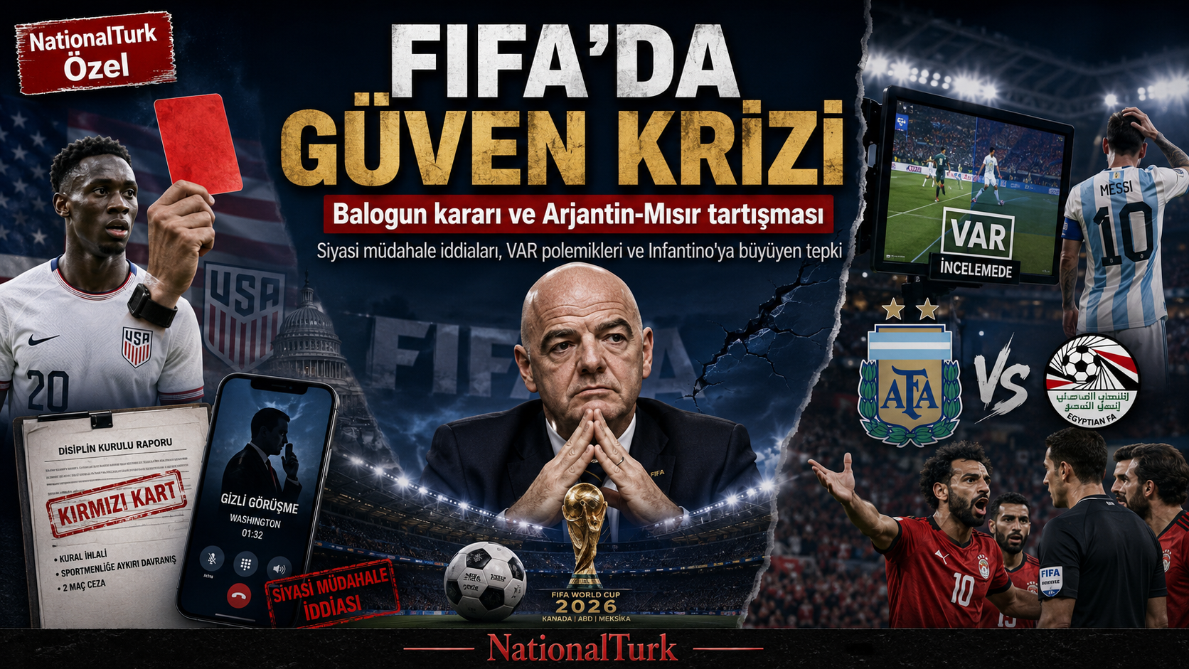 FIFA’nın güven krizinde iki dosya: Balogun kararı ve Arjantin-Mısır maçı 1 FIFA’nın güven krizinde iki dosya: Balogun kararı ve Arjantin–Mısır maçı