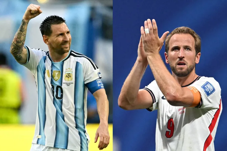 Dünyanın gözü İngiltere-Arjantin maçında 1 İngiltere-Arjantin rekabetinin bu bölümünde sahne Messi ve Kane'in